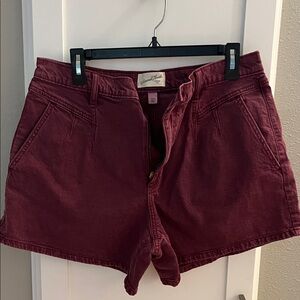 Universal Thread High Waist Maroon Shorts